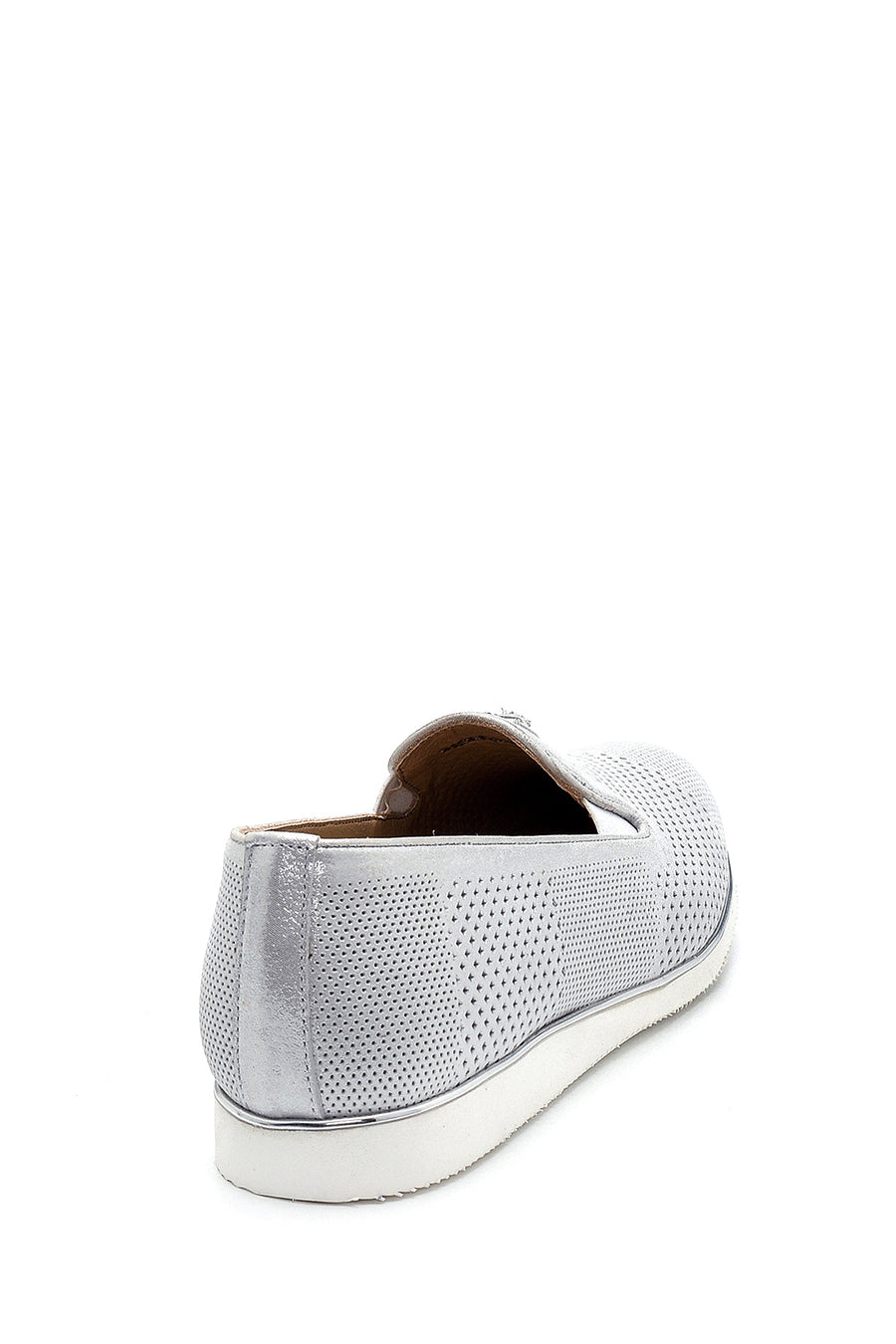 Kadın Deri Sim Detaylı Loafer