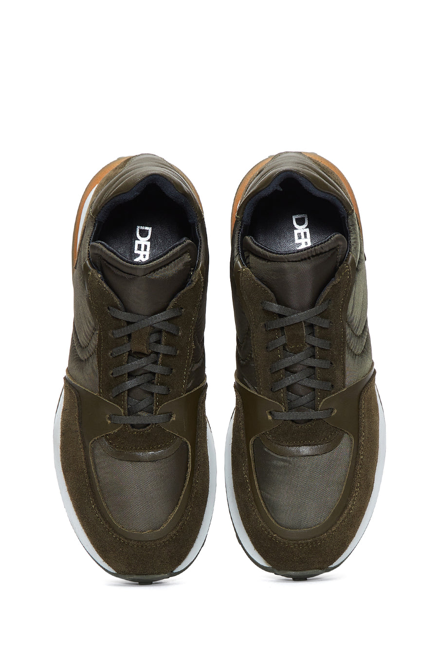 Erkek Deri Süet Detaylı Sneaker