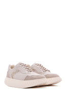 Women's Beige Thick Soled Sneaker | Derimod