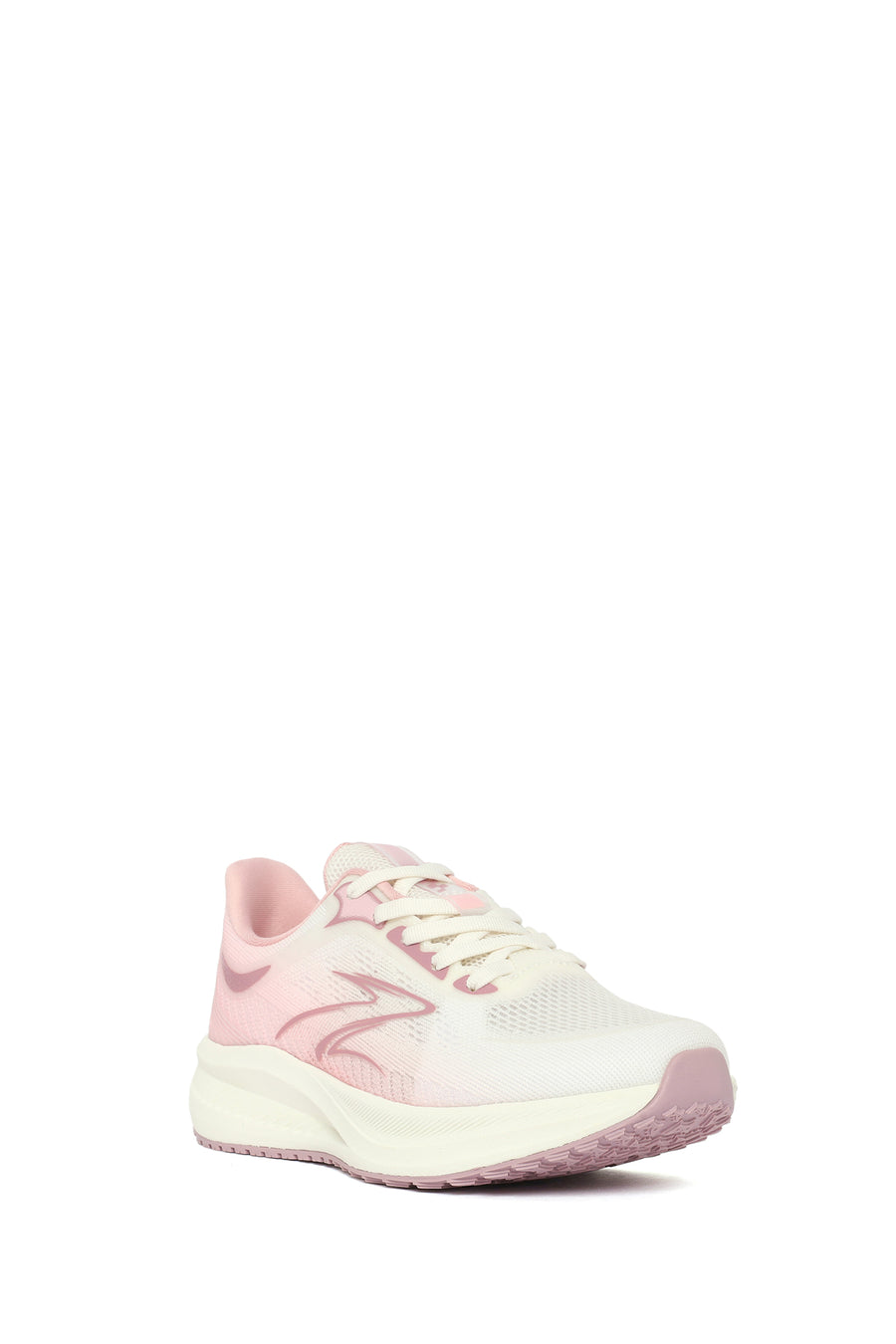 Derimod Zero Woman White Lace-Up Chunky-Soled Fabric Sneakers