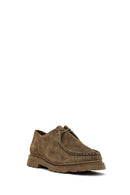 Woman Mink Lace-Up Suede Masculine Shoes | Derimod