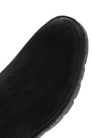 Men's Black Nubuck Leather Casual Chelsea Boots | Derimod