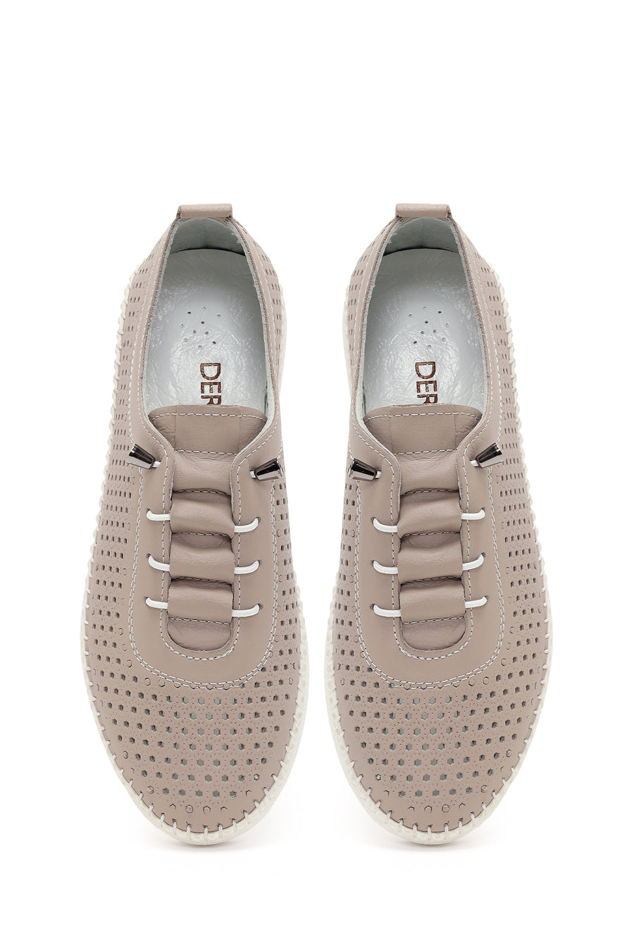 Woman Mink Leather Comfort Shoes