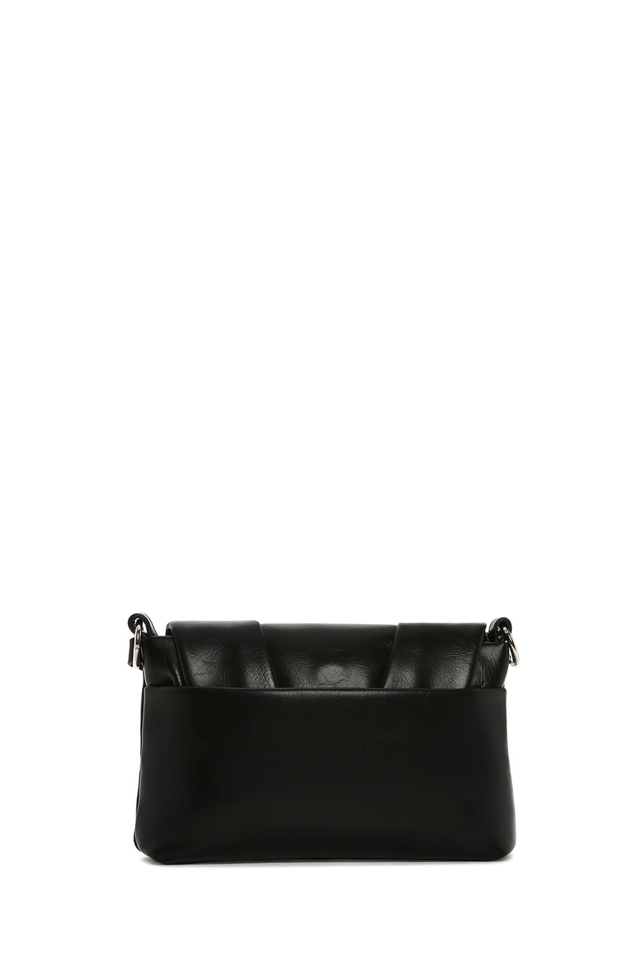 Woman Black Chain-Strap Crossbody Bag
