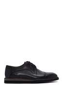 Men's Black Lace-up Leather Casual Shoes | Derimod