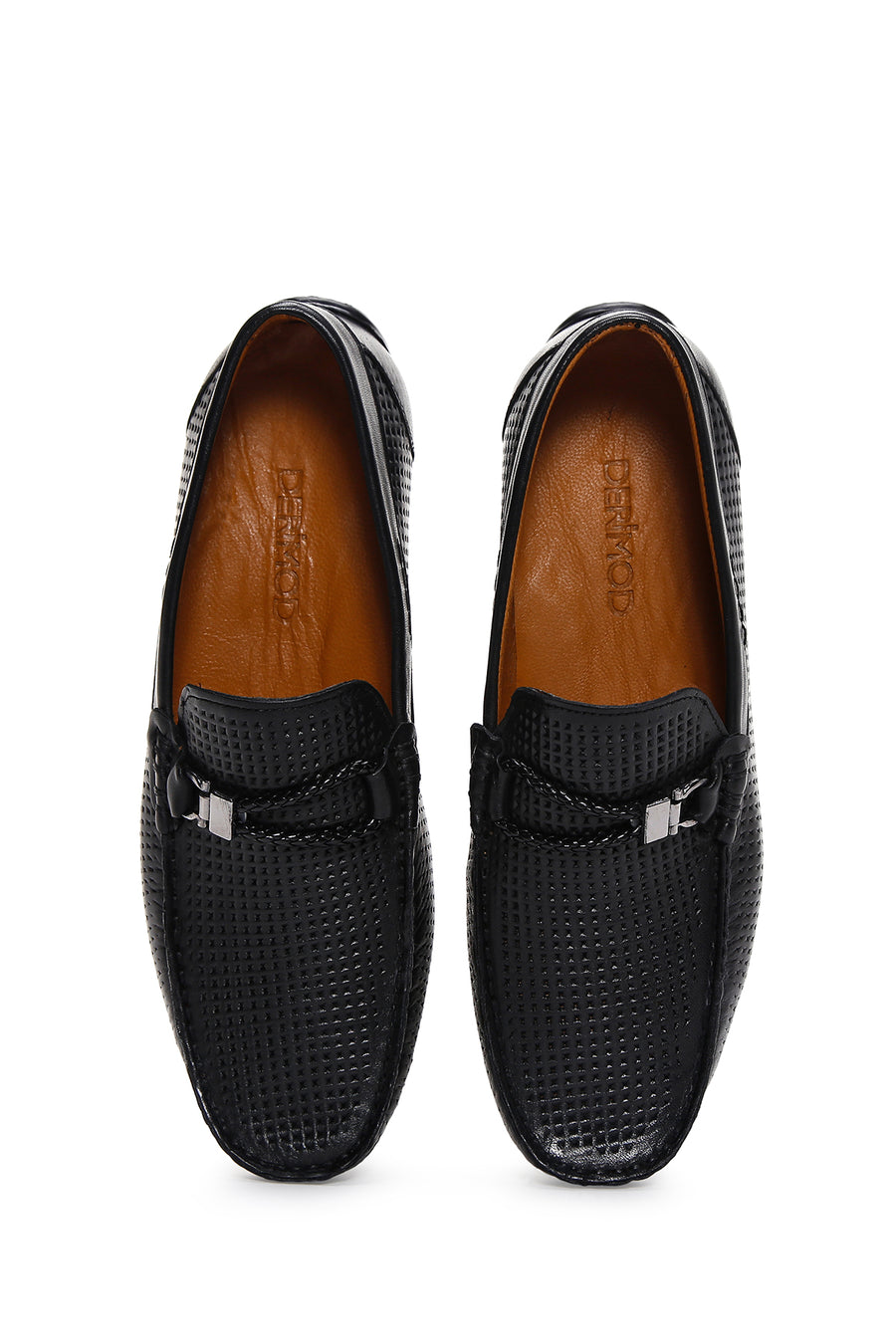 Derimod Fly Erkek Siyah Deri Casual Loafer