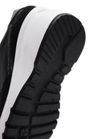 Women's Black Leather Thick Soled Sneaker | Derimod