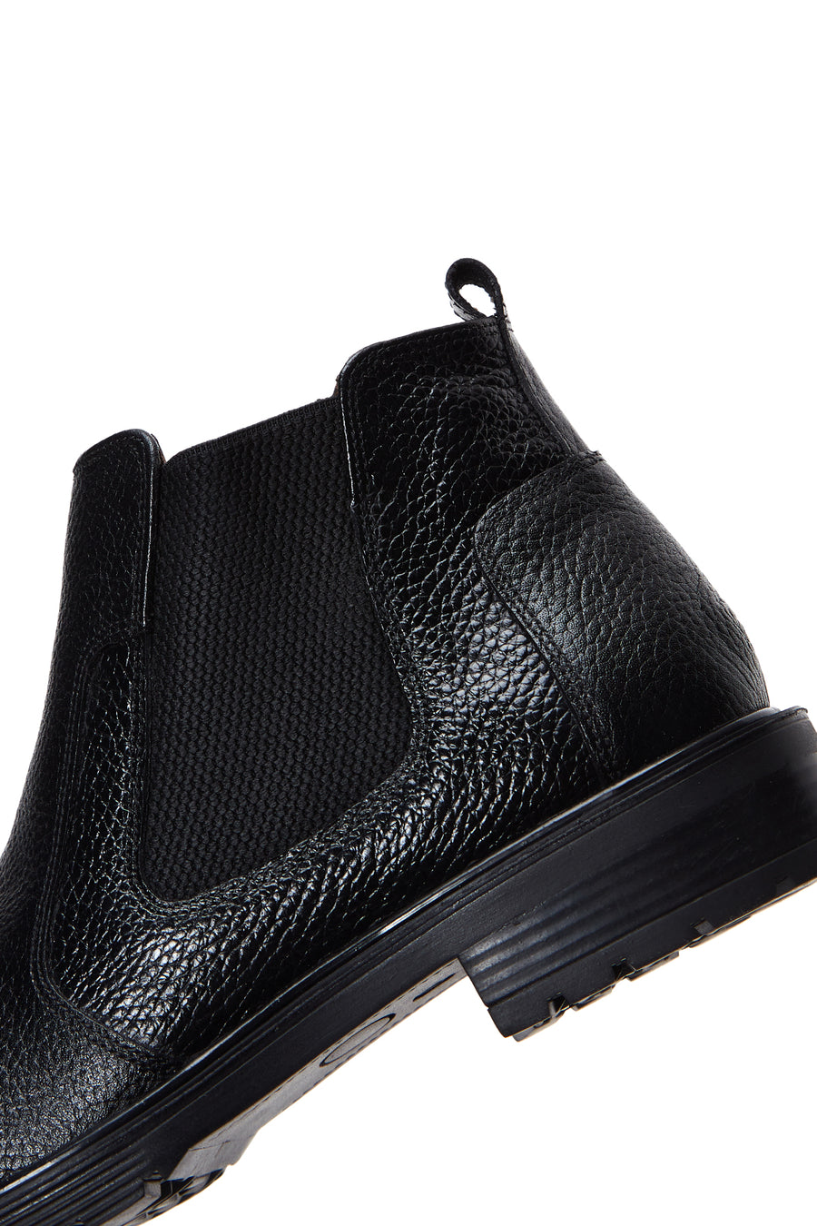 Men's Black Leather Casual Chelsea Boots