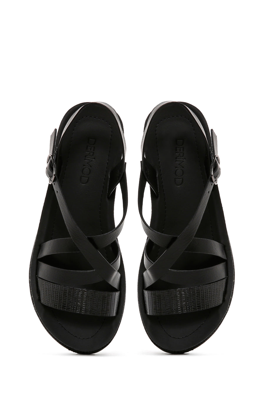 Women's Black Ankle Strap Sandals