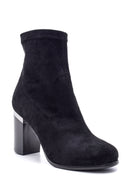 Women's Suede Heeled Boots | Derimod