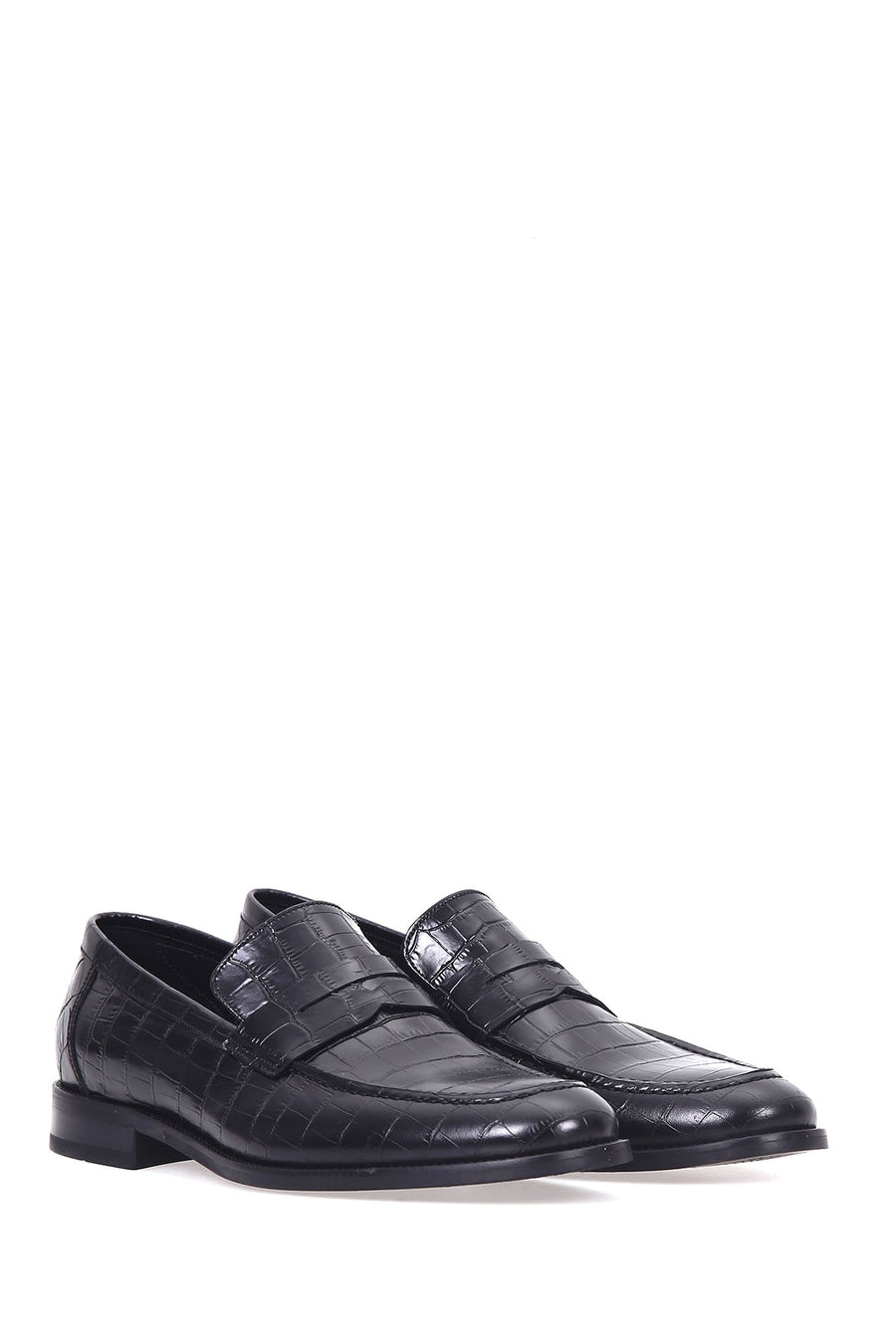 Crocodile Patterned Men's Shoes