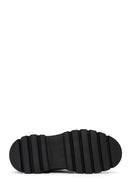 Male Black Lace-up Nubuck Leather Casual Boots | Derimod