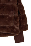 Dolomiti Woman Brown Short Teddy Coats | Derimod