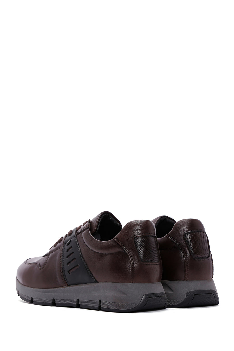 Men's Brown Leather Casual Sneaker