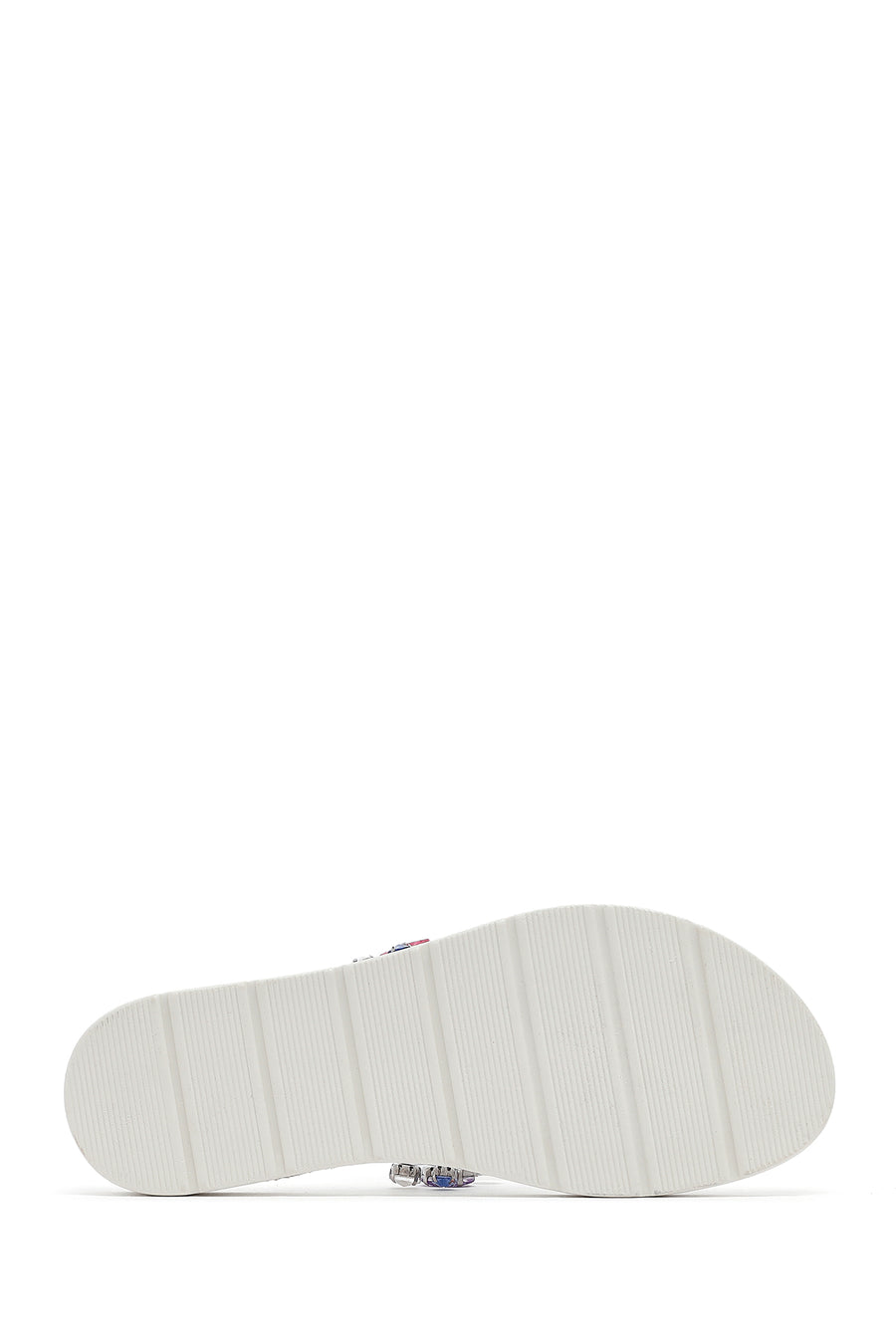 Women's Multicolored Stone Slippers
