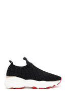 Women's Black Thick Soled Sneaker | Derimod