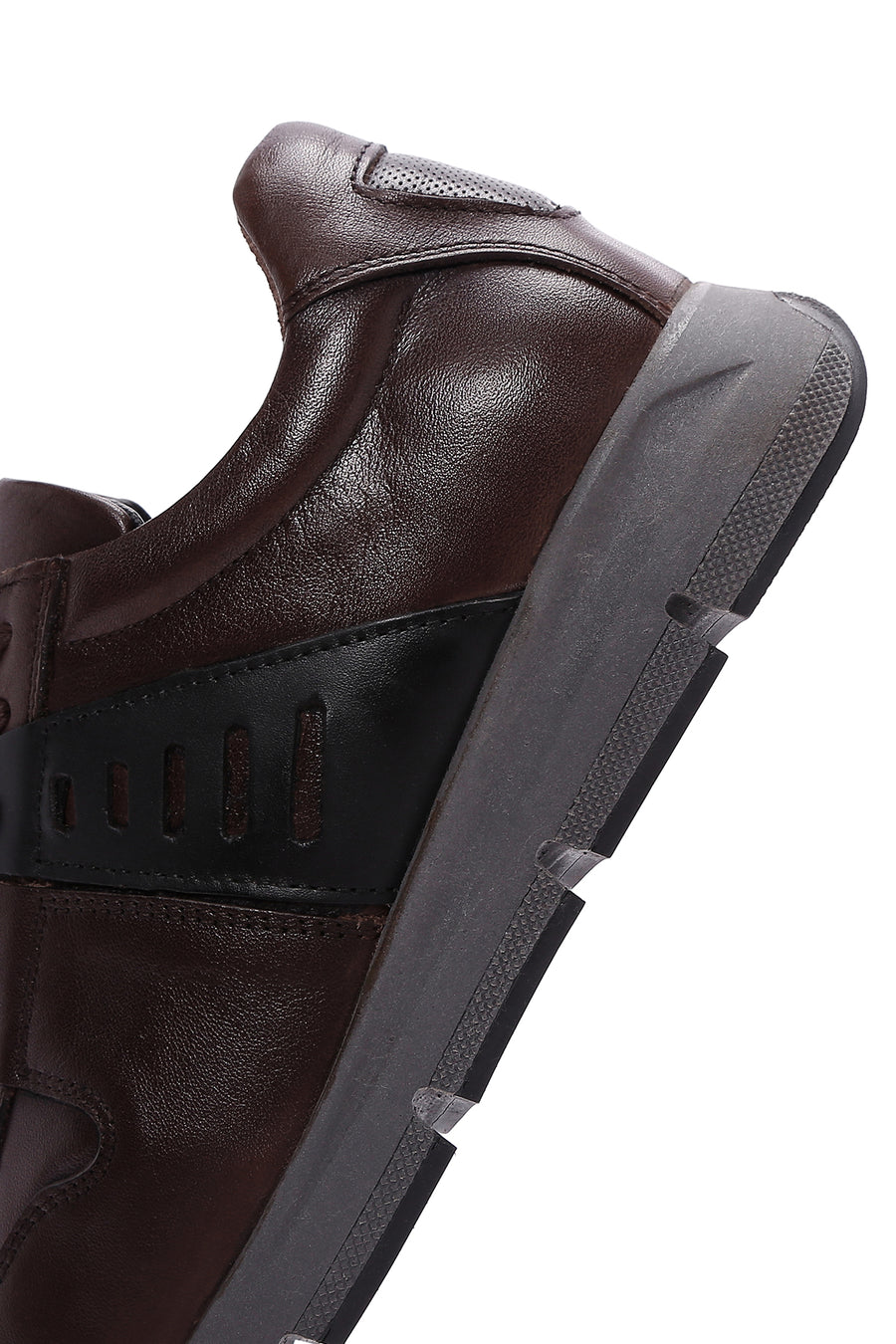 Men's Brown Leather Casual Sneaker