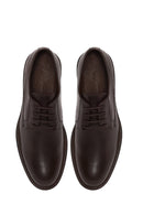 Male Brown Lace-up Leather Casual Shoes | Derimod