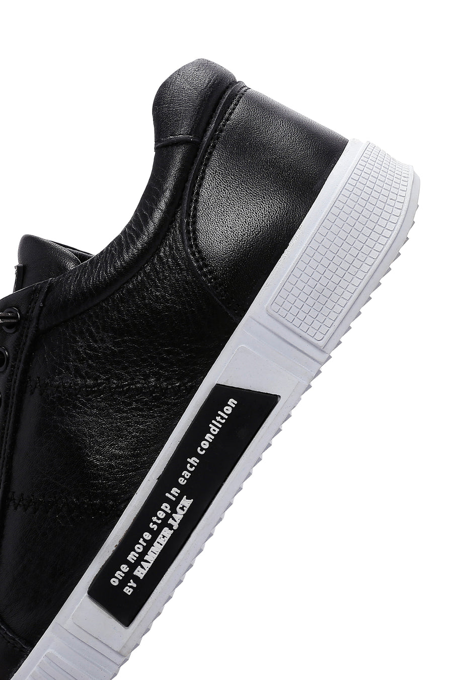 Hammer Jack Erkek Sıyah Toscana Deri Sneaker