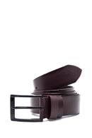 Men's Brown Leather Belt | Derimod