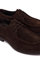 Derimod Black Male Brown Lace-up Suede Casual Shoes | Derimod