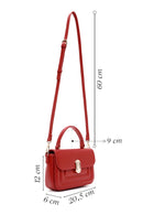 Women's Red Long Strap Mini Crossbody Bag | Derimod