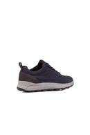 Geox Men's Navy Blue Spherica 4x4 Abx Lace-Up Sports Sneaker | Derimod