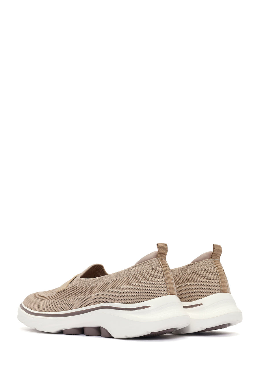 Derimod Zero Women's Beige Fabric Loafers