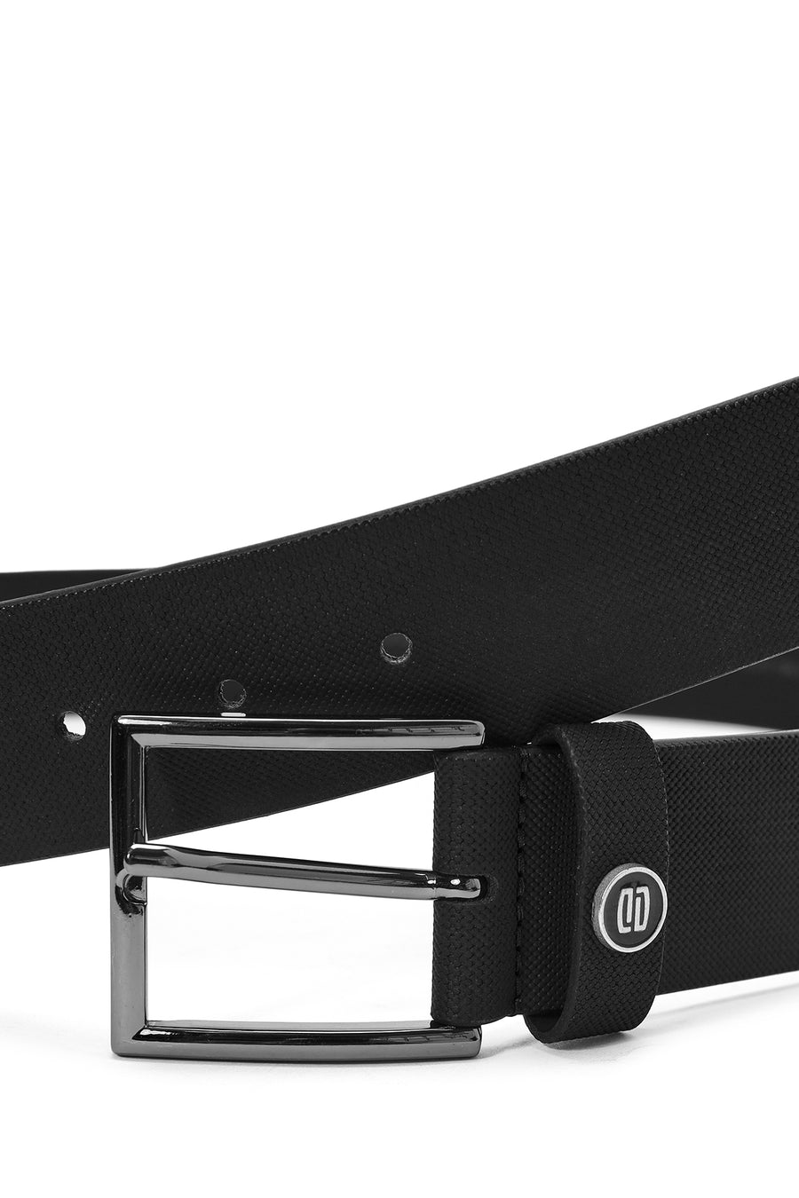 Men's Black Leather Belt