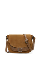 Women's Tan Long Strap Crossbody Bag | Derimod